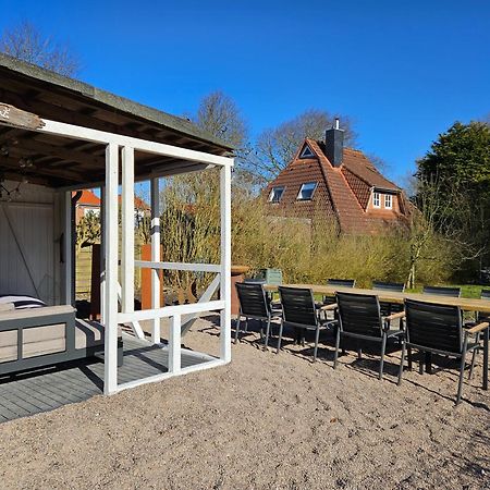 Smittshoern 3 - Nordsee Erdgeschosswohnung Mit Eingezaeunten Garten, Kamin Und Lounge! Altfunnixsiel Eksteriør billede