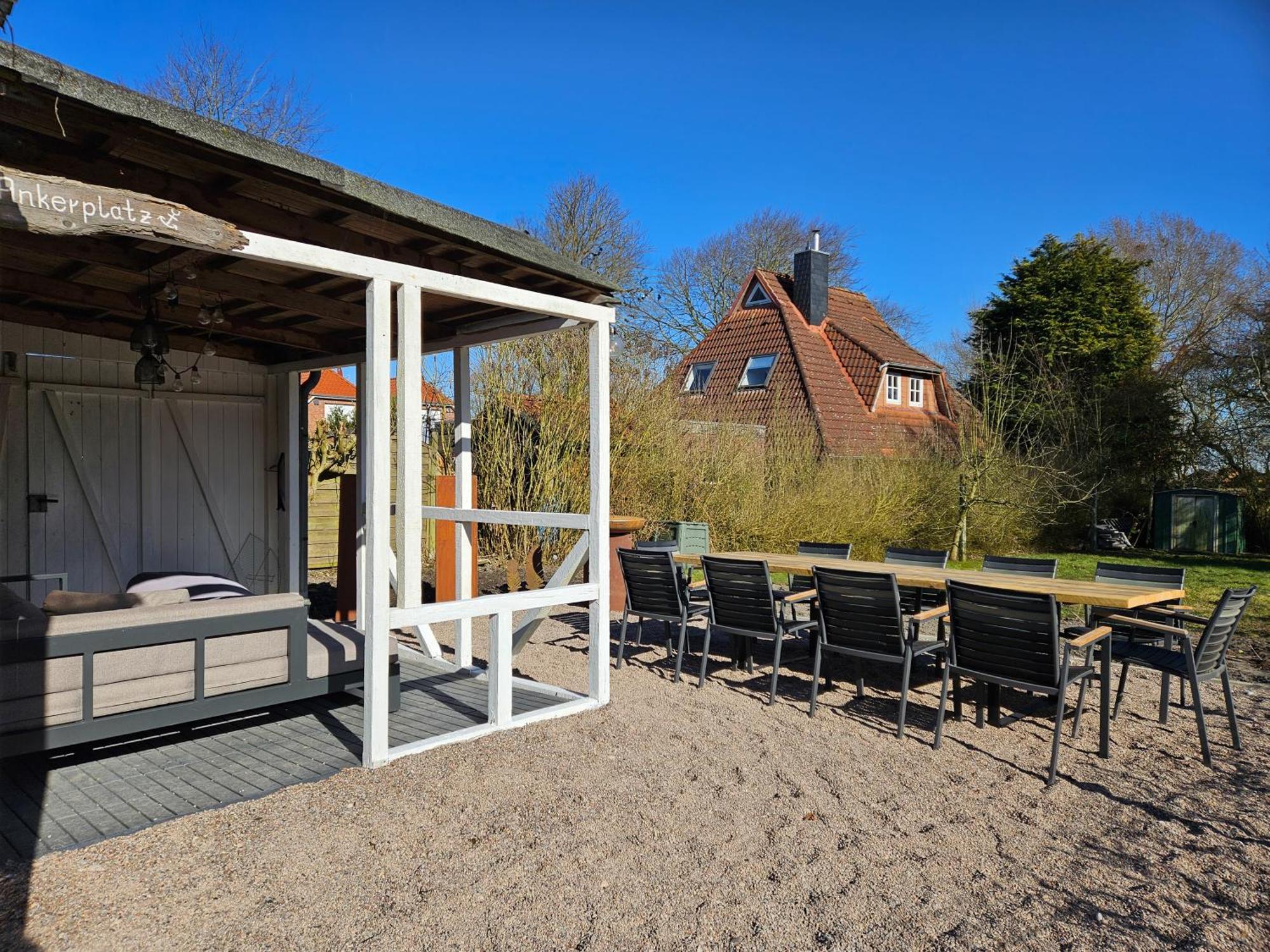 Smittshoern 3 - Nordsee Erdgeschosswohnung Mit Eingezaeunten Garten, Kamin Und Lounge! Altfunnixsiel Eksteriør billede